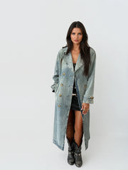 Bianca Denim Trench Coat