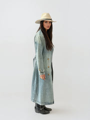 Bianca Denim Trench Coat