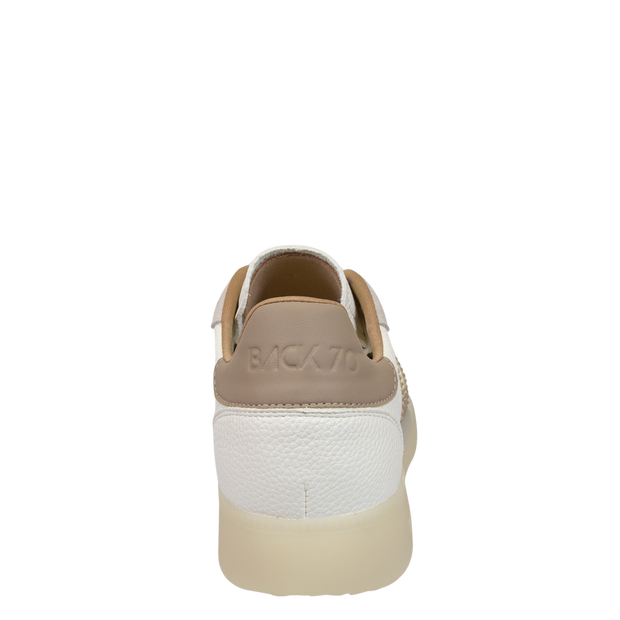 BOSTON 600 in WHITE TAUPE, back view