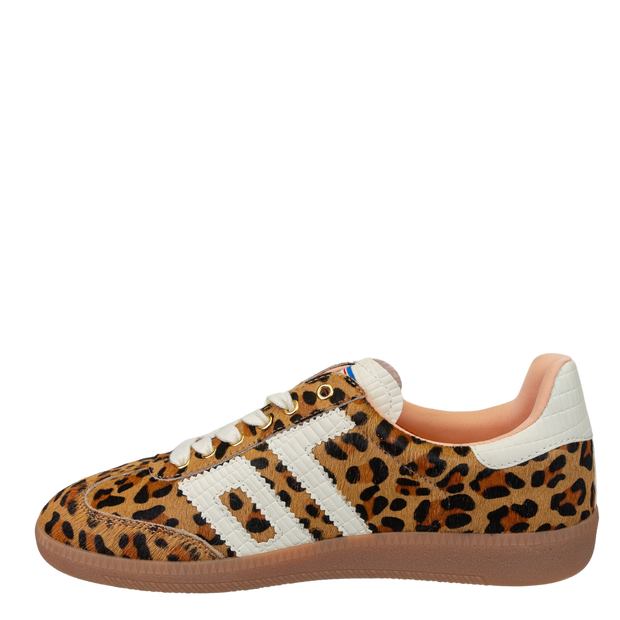 BACK 70 - CLOUD in LEOPARD CAMEL WHITE Sneakers