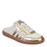 BACK 70 - EASTER in METALLIC GOLD Backless Sneakers