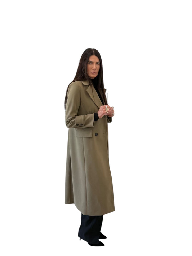 London Long Khaki Coat